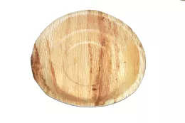 Assiette en palmier Ø20 cm. (13E01)